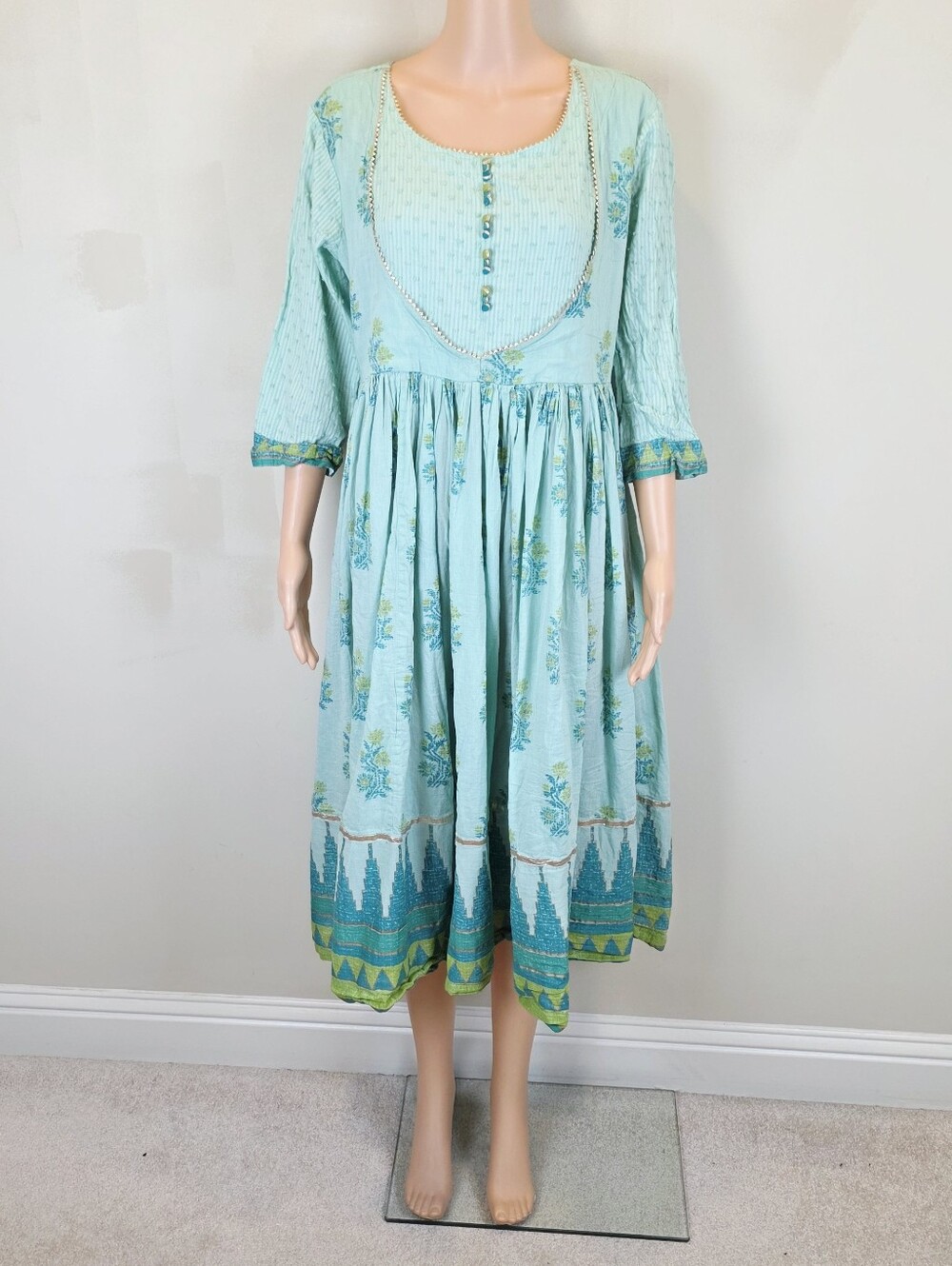 TARA C Tara Indian Printed Anarkali Dress